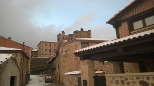 Todo el manto blanco cubre la Villa de VInuesa